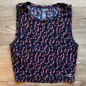 Sweaty Betty Pink Leopard Print Tank